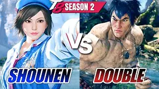 Tekken 8 High Level Matches | DOUBLE (Law) vs SHOUNEN (Asuka)