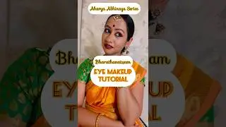 Eye makeup Tutorial #eyemakeuptutorial #dancelearning #bharatanatyam #dancelearning #classical