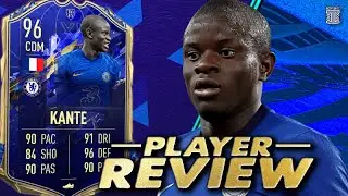 96 TOTY KANTE PLAYER REVIEW! TEAM OF THE YEAR KANTE - FIFA 22 ULTIMATE TEAM