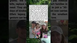 Be Like Ellie: A Legacy of Kindness 🌸