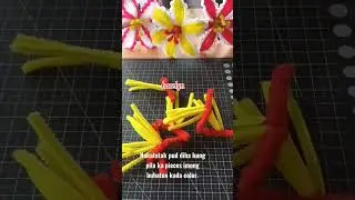 Fuzzy Wire Flower Twist #diy #art