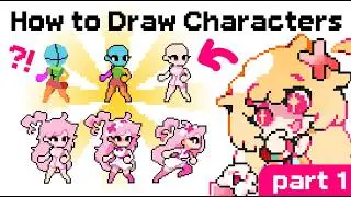 How to Draw PIXEL ART Characters | For BEGINNERS 2026