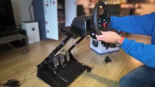Best BUDGET WAY To Mount Your Sim Racing Wheel, Vevor Stand!