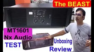 MT1601 from Nx Audio power amp review and test.  #VKIVAN