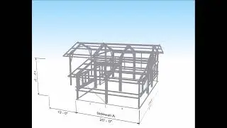 Exclusive 20x30 Gable Leanto Front Porch Cabin Kit [Affordable Build]