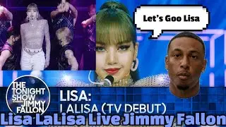 LISA: LALISA (TV Debut) | The Tonight Show Starring Jimmy Fallon (REACTION) PRAY FOR LISA🙏🏽💙