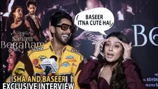 Isha malviya and baseer ali exclusive interview || New song sanam beraham  lunch || viral video 