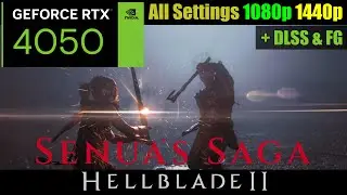 Hellblade II: Senua's Saga Test on RTX 4050 laptop (All Settings 1080p 1440p)