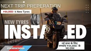 ₹44,000 k Tyres 😱 ? BMW R 1250 GS Adventure | Tripod & SD Card for the Next Big Adventure!