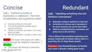 Redundancy in Writing