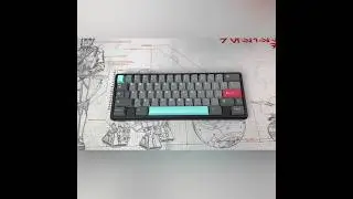 Frog Mini keyboard w/ Cherry vintage black #gaming #keebs #клавиатура #keyboardasmr ASMR #asmr