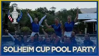 Solheim Cup Pool Party | Team Europe Make a Splash