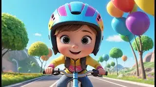 Bicycle Bell and Racing Feet | Fast Ride Rhyme for Kids | Ding, Dash & Pedal Power!