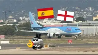 MALLORCA TO HUMBERSIDE TAXI, TAKEOFF, AND LANDING.