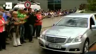 Dolorosa despedida a Manuel Preciado en Santander