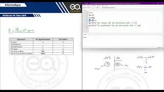 06_Algorithmique : les op&eacute;rateurs Arithm&eacute;tique