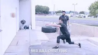 Med Ball Chest Toss Sequence