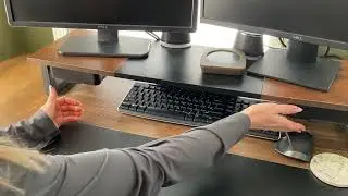 WESTREE Dual Monitor Stand Riser, Wood and Steel Monitor Stand Riser Review