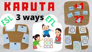 Karuta Game 3 WAYS ESL/EFL Class