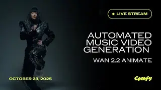 Automated Music Video Generation in ComfyUI - Wan 2.2 Animate
