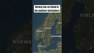 Norway has an island in the southern hemisphere 😱🇳🇴 #geography #map #educational