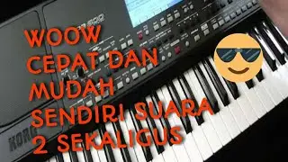 Tutorial membuat suara 2 di keyboard PA600