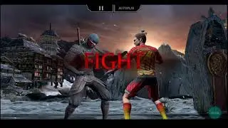 MK Mobile. Boss 50 Gameplay Using F4 Ronin Kenshi + Reward! Earthrealm Tower Normal.