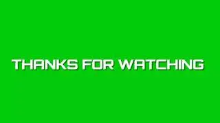 Ncs green screen outro for youtube videos/chroma key effect