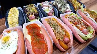 Сумасшедшее качество! Блэкпинк настоящий хот-дог ручной работы - корейская уличная еда