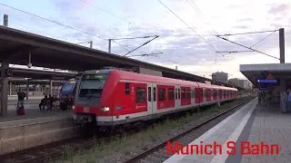 Munich S Bahn trains at Munchen Hbf and Munchen Ost / Munchen S Bahn in München Hbf und München Ost