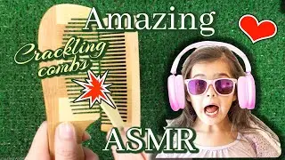 Fancy Clicking Comb Sounds 🎧 - Ear Tickling Chirp ❤️ - tingling asmr triggers👍