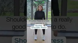 Pat's Exercise Snacks - Seated Shoulder Press #mobilitytraining #seatedexercises #exercisesnacks