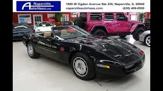 1986 Chevy Corvette Convertible - Pace Car Edition