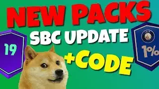 DOGEFUT19 NEW PACKS SBC UPDATE +CODE