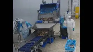 Bin turner machine used in meat food processing factory,works with hydraulic system