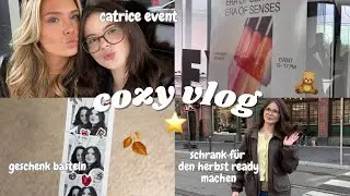 CATRICE EVENT😍 | Kleiderschrank sortieren, Geschenk basteln, cozy Herbst VLOG🍂| minimalromi