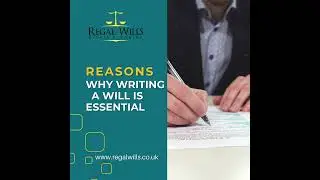 Know Why Writing A Will Is Essential. #estateplanning #willwriting #uklaw