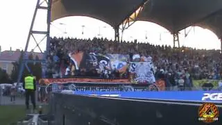 KSZO Ostrowiec Św. - Arka Gdynia (doping, oprawa) [22.09.2016r.]
