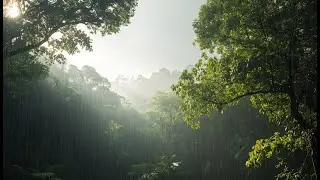 Rainforest Wind Sounds for Sleep 🌿 Deep Relaxation | 2.5 Hours