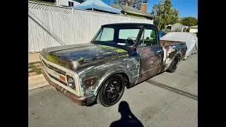 Ep38 C20 Crown Vic frame swap  Transmission cooler, seat belts, door adjust,