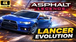Asphalt Legends Mitsubishi Lancer Evolution Race 1 &ndash; 2nd Place Finish 🏁