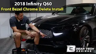 INFINITI Q60 2017-2022 Front Bezel Chrome Delete Install
