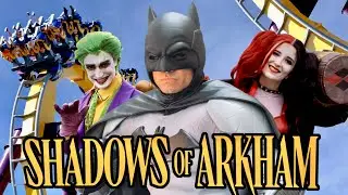[4K] AS&Iacute; ES LA MONTA&Ntilde;A RUSA DE BATMAN SHADOWS OF ARKHAM - PARQUE WARNER 2024