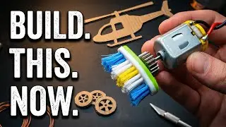 How to make gear motor toy car at home cardboard mini helicopter 🚁 