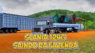 🔥ETS2 SCANIA 124G SAINDO DA FAZENDA / MAPA ELDORADO PRO  😱#modsets2 ets2 #live