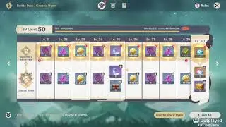 Claiming all 50 levels of Battle Pass