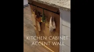 Kitchen cabinet accent wall/upgrade your cabinets/builders grade revamp