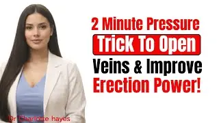 2-Minute Pressure Trick to Open Veins & Improve Erection Power//Dr  Charlotte Hayes