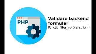 #21 - Php - Validare backend formular email si parola