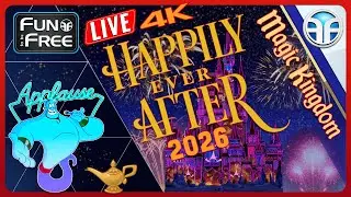 🔴 Walt Disney World LIVE Stream: Magic Kingdom Fireworks Spectacular 2026 [4K]